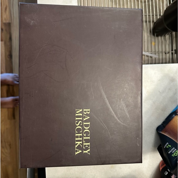 Badgley Mischka Womens Tempe Platino Sandals in Silver Platinum Size 7.5 - Picture 11 of 15